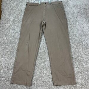men's croft & barrow classic-fit easy-care flat-front dress pants Sun-imperial main image 0
